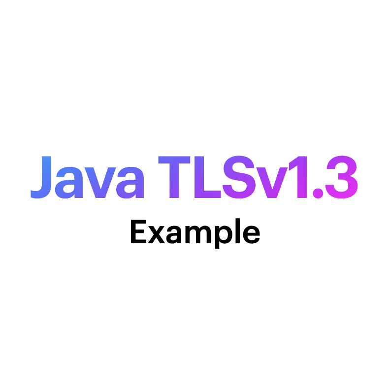 Java-TLSv1.3 Example